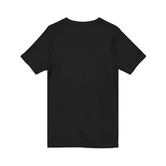 Jabhaus Floral Portrait Graphic V-Neck T-Shirt.