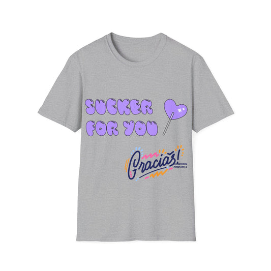 Jabhaus "Sucker For You" Retro Heart Graphic T‑Shirt
