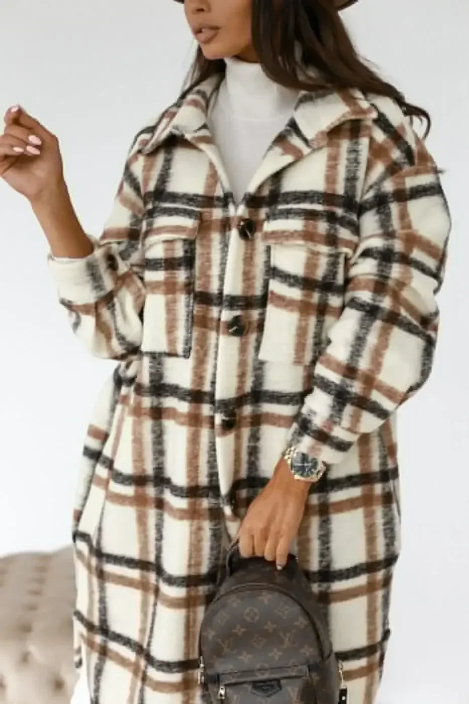 Single Breasted Trench Coat Long Autumn Winter Women Overcoat Coat