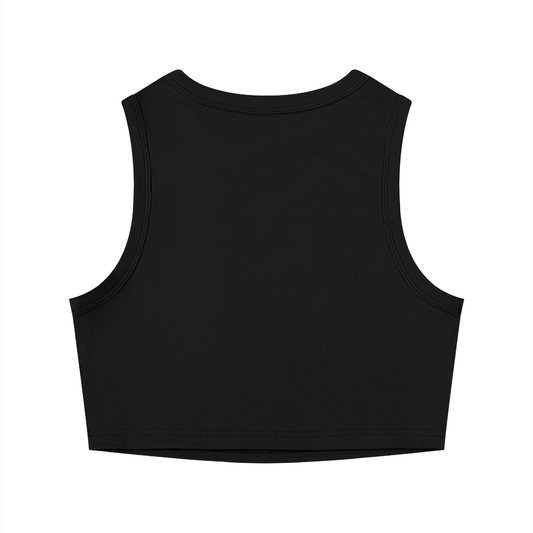 Jabhaus Gold Beach Surfers Paradise Retro Crop Tank Top