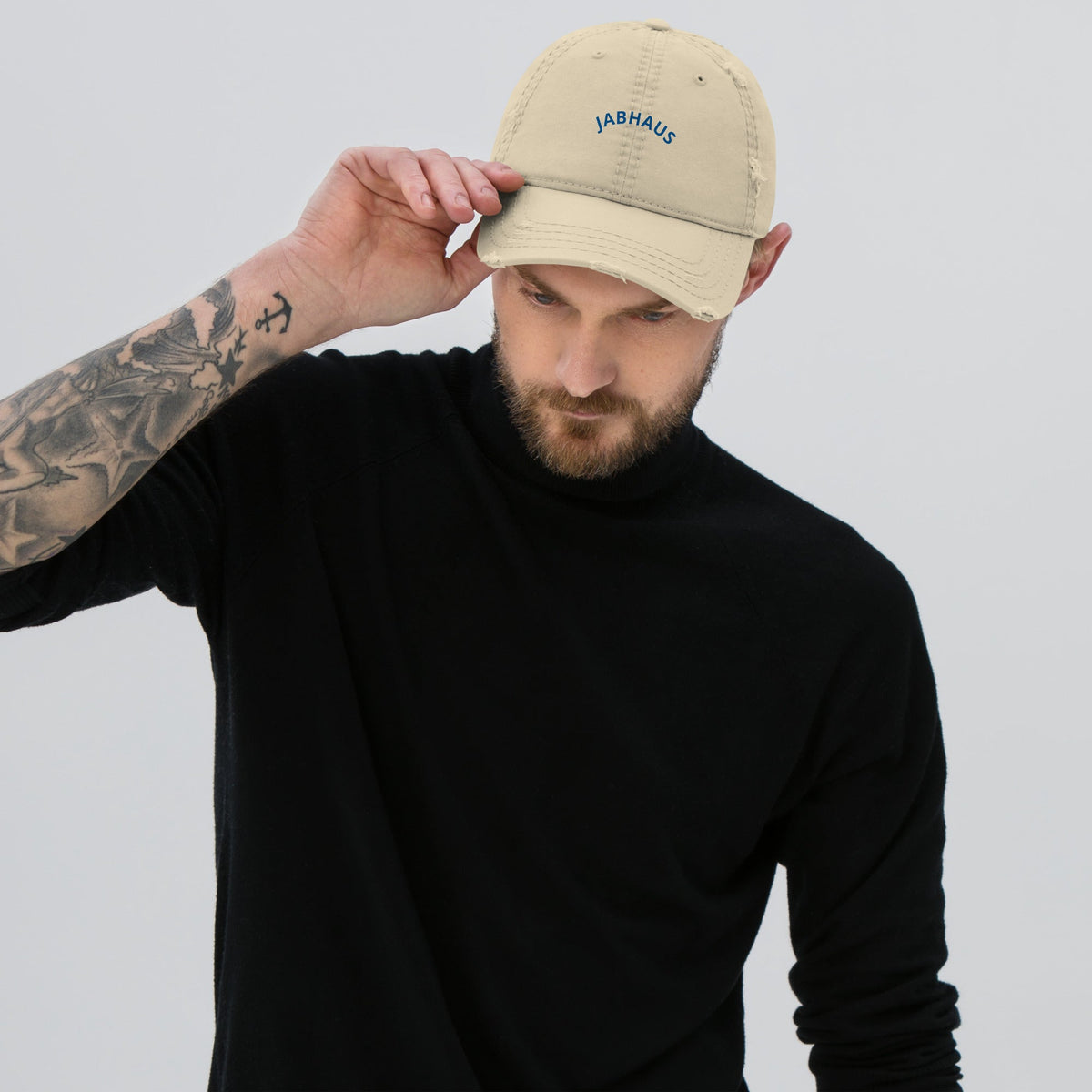 Distressed Dad Hat – Vintage Streetwear Cap with Adjustable Strap