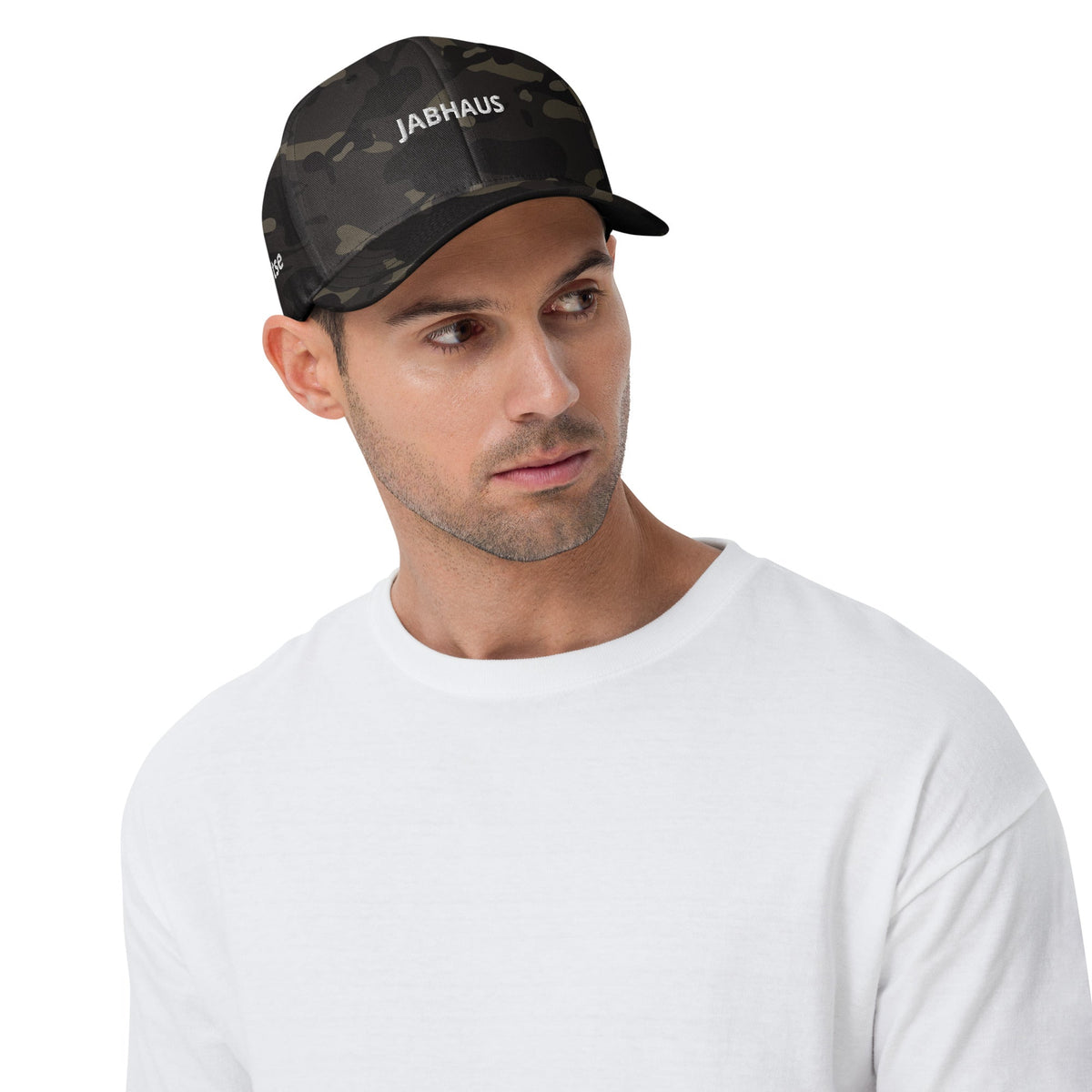 JABHAUS Camouflage Cap – Multicam Black | Closed Back 6-Panel.