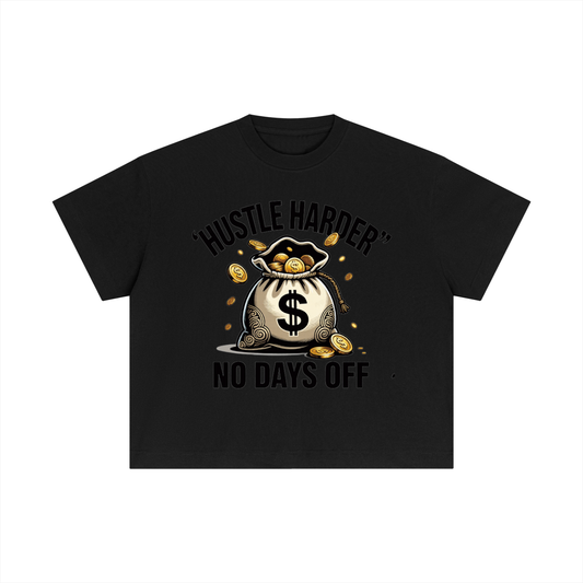 Jabhaus Hustle Harder Money Bag Graphic Tee.