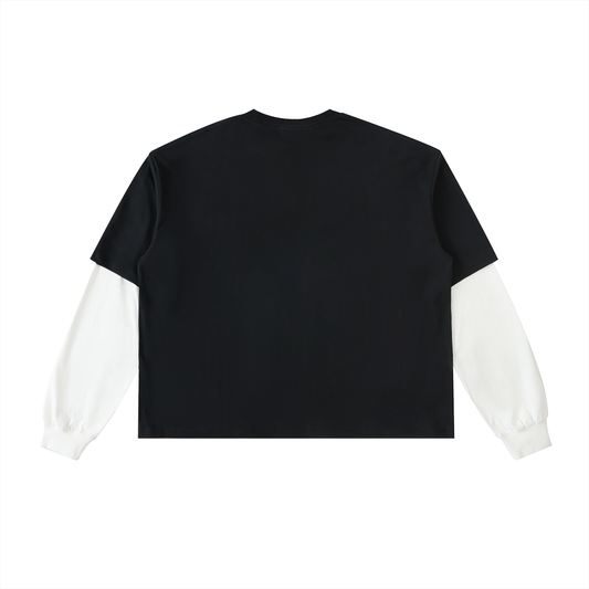 Jabhaus Hammers Football Graphic Layered Long Sleeve Tee