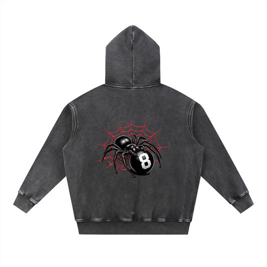 Jabhaus Spider 8-Ball Graphic Hoodie