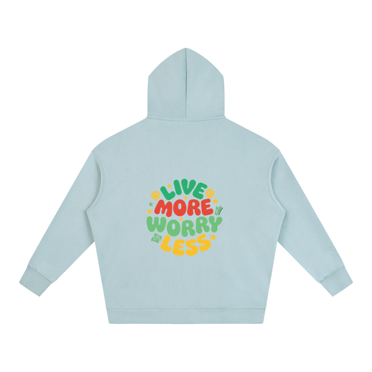 Jabhaus Live More Worry Less Graphic Hoodie