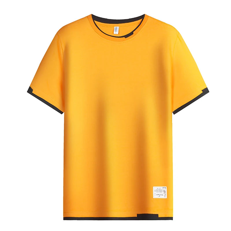 Men’s Pure Cotton Casual Short Sleeve T-Shirt