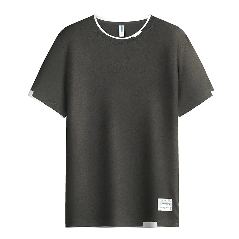Men’s Pure Cotton Casual Short Sleeve T-Shirt