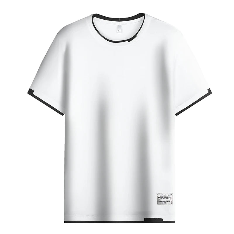 Men’s Pure Cotton Casual Short Sleeve T-Shirt