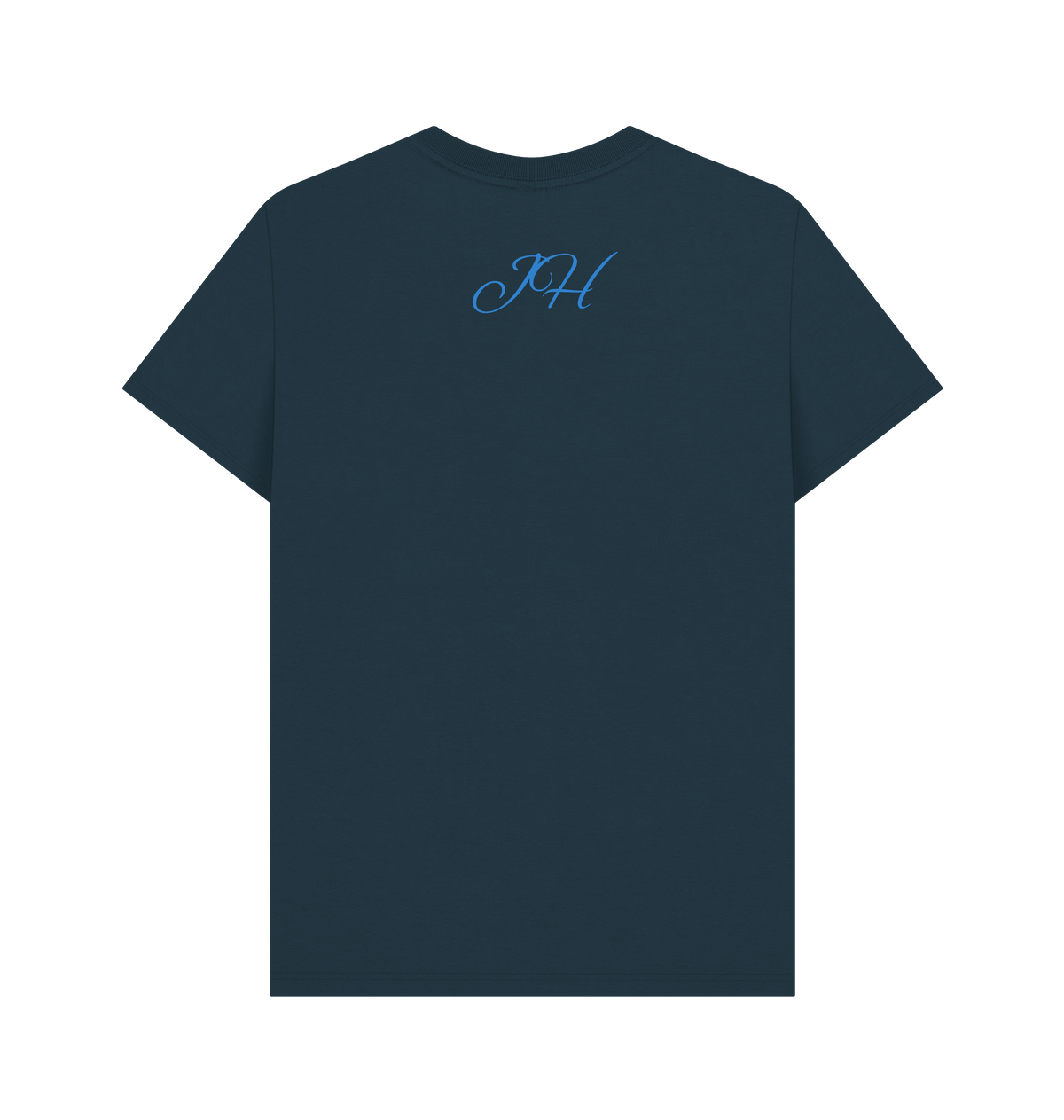 Denim Blue Printed T-shirt Back