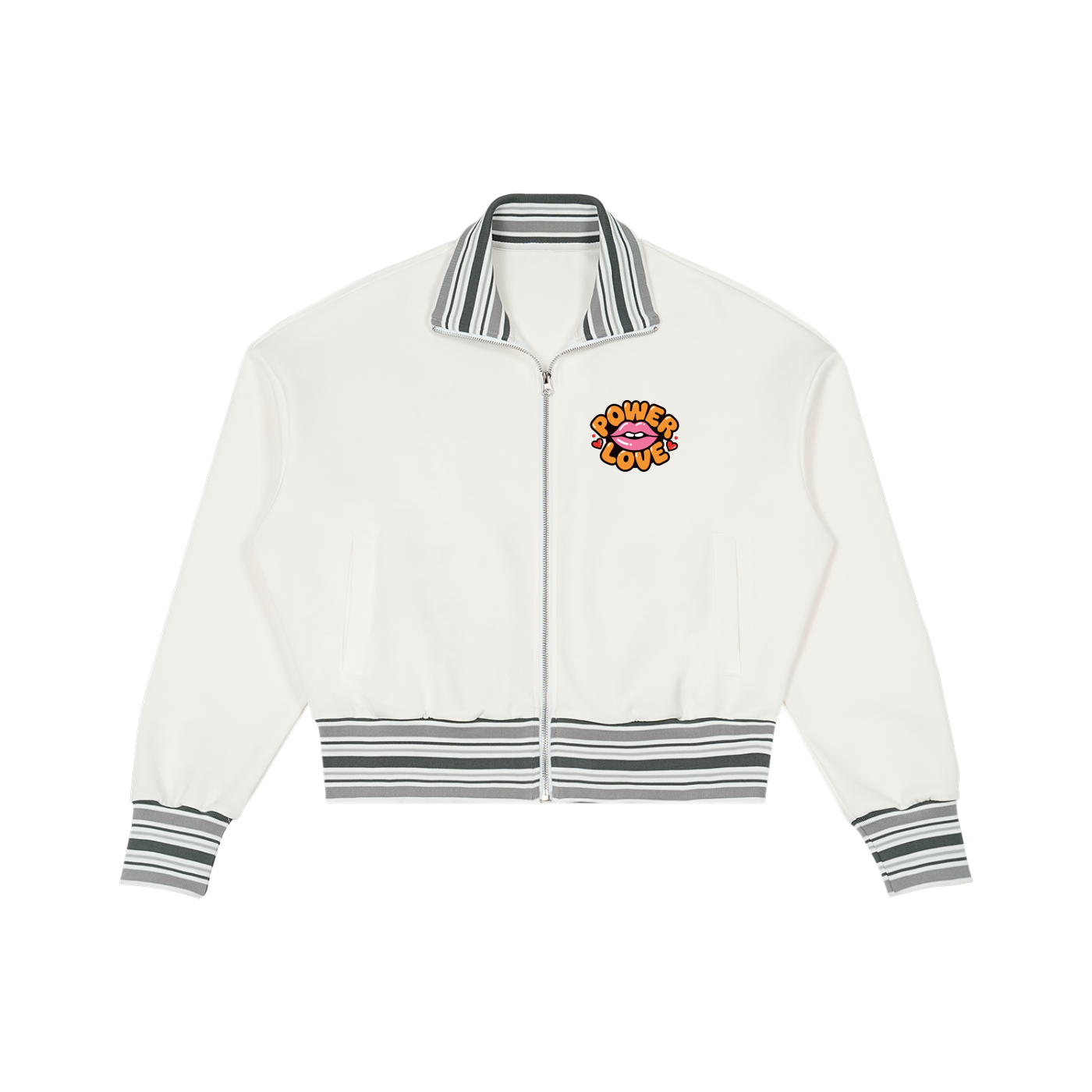 Jabhaus Power Love Retro Stripe Track Jacket