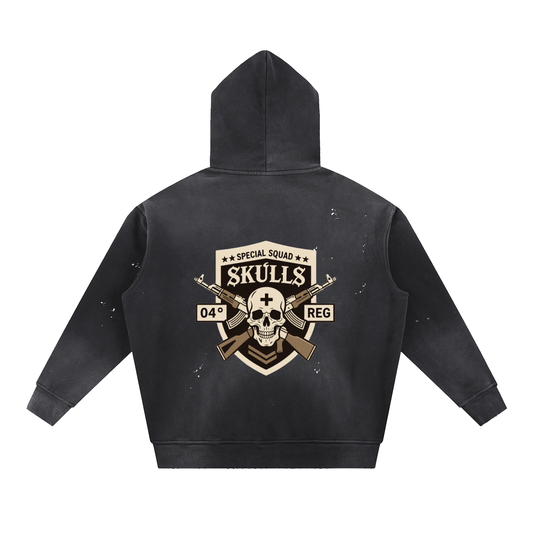 Jabhaus Special Squad Skulls Graphic Hoodie